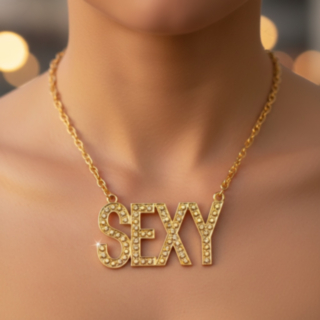 Sexy Halsband Guld