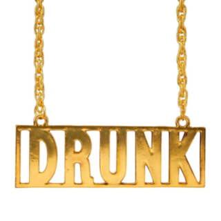 Drunk Halsband Guld