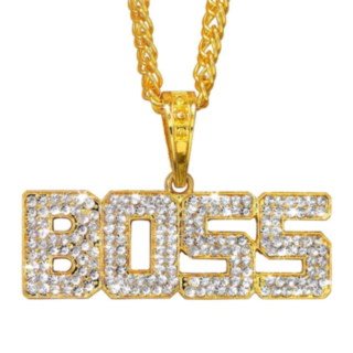Boss Glitter Halsband
