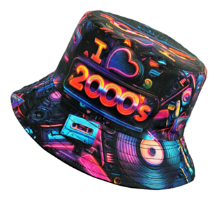 I Love 2000's Bucket Hat