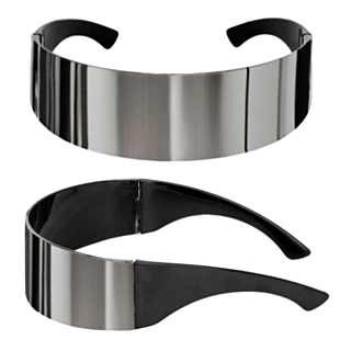 Spegelvisir Glasögon Silver