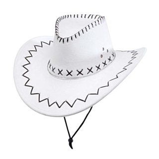 Jesse Cowboyhatt Vit