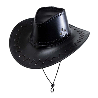 Jesse Cowboyhatt Svart