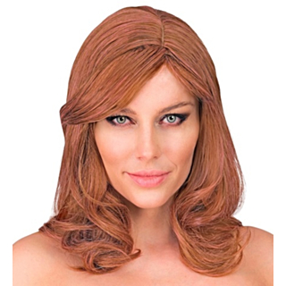 Bella Peruk Brun/Rosa
