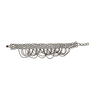 Pärlhalsband Svart