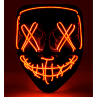 Purge LED-mask Röd