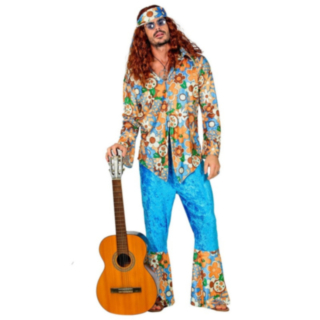 Hippie Flower Man Maskeraddräkt