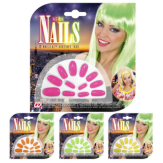 Neon Nagelset Mix