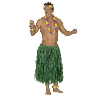Hula Hawaiikjol Grön