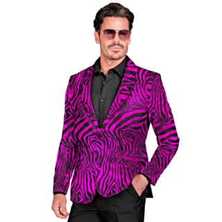 Zebrarandig Kavaj Rosa