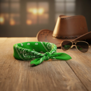 Grön Bandana