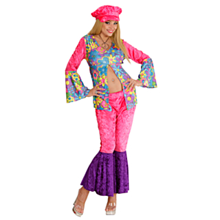 Blommig Hippie Maskeraddräkt