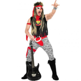 80-tal Rockstar Maskeraddräkt