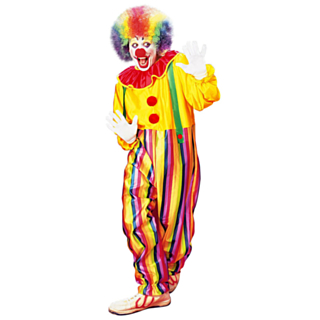 Rolig Cirkus Clown Maskeraddräkt