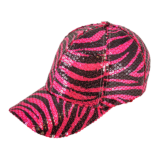 Zebrarandig Keps Rosa