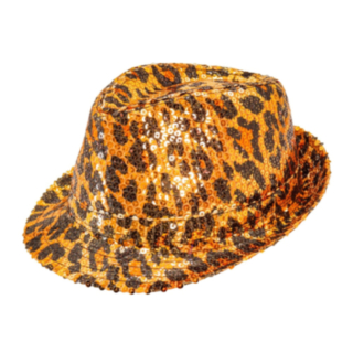 Leopardfläckig Fedora