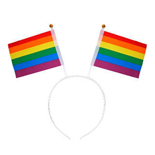 Prideflagga Hårband