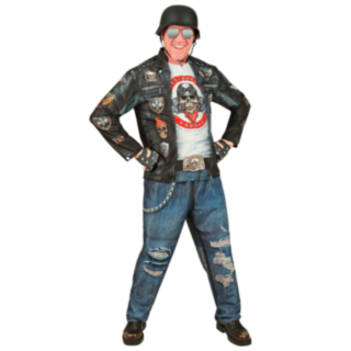 Motorcykel Punkare Maskeraddräkt Motorcykel Punkare Maskeraddräkt