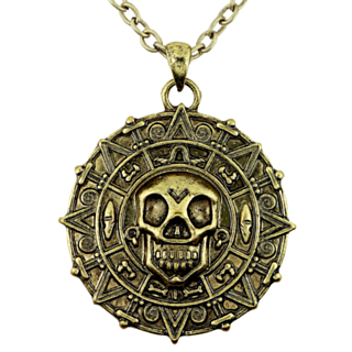 Skelett Kompass Halsband