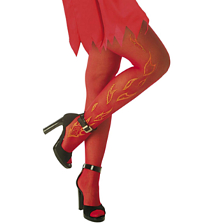 Strumpbyxor Flammor Glitter