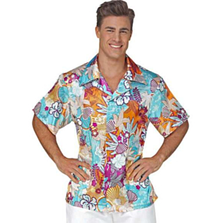 Blommig Hawaiiskjorta