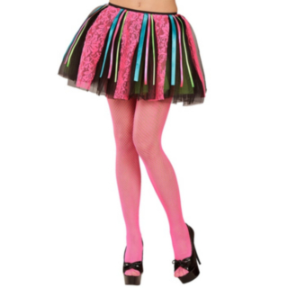 Neon Disco Tutu Tyllkjol Flerfärgad