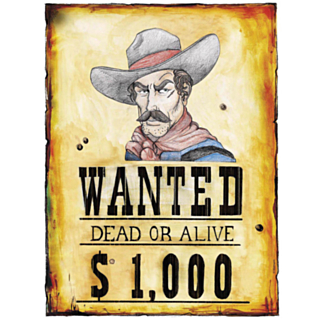 Western Wanted Affisch