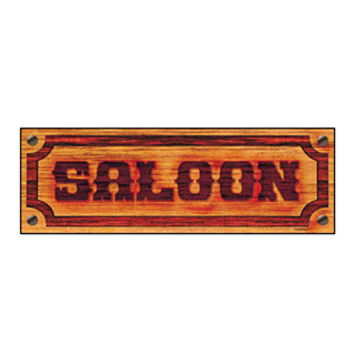 Saloon Skylt