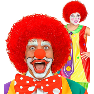 Clown Afroperuk Röd