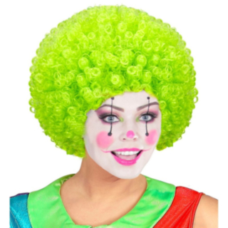 Afro Clownperuk Grön