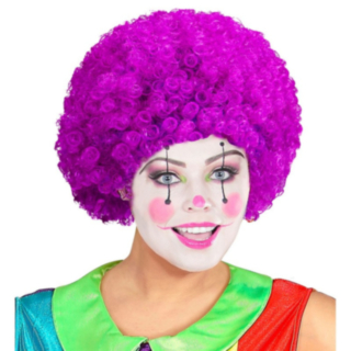 Afro Clownperuk Lila