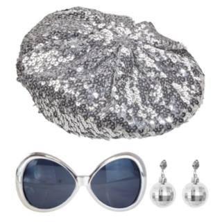 Disco Babe Set Silver