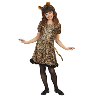 Elegant Leopard Barndräkt