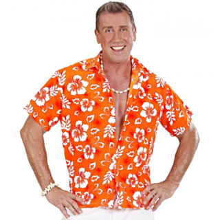 Hawaiiskjorta Orange