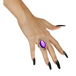 Gotisk Ring Lila
