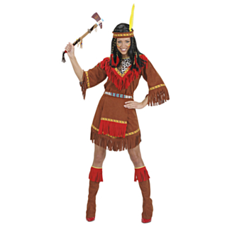 Indiankvinna Maskeraddräkt