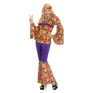 Käck Hippietjej Maskeraddräkt