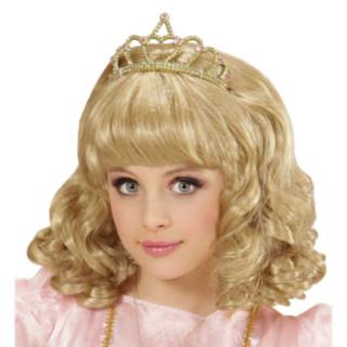 Blond Prinsessa Barnperuk