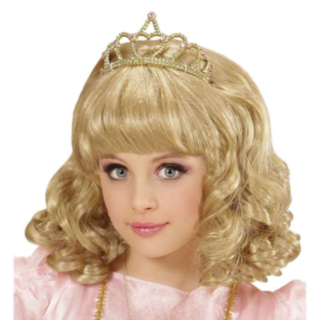Blond Prinsessa Barnperuk