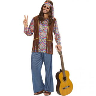 Fredlig Hippieman Maskeraddräkt