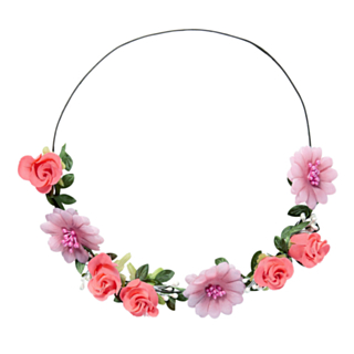 Rosa Blomsterband