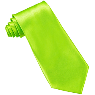 Satinslips Neongrön