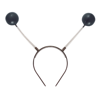 Hårband med antenner, 25 cm