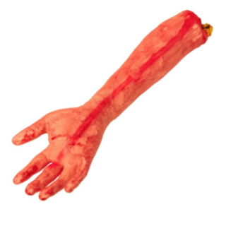 Blodig Avhuggen Arm