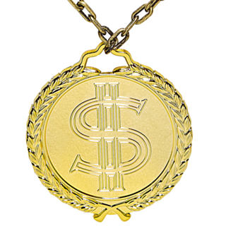 Hip hop Dollar Halsband