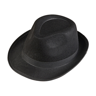 Fedora Gangsterhatt Svart