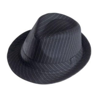Gangster Svart Fedorahatt