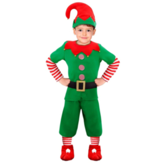 Jultomtens Hjälpare Barndräkt