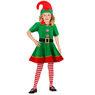 Jultomtens Hjälpreda Barndräkt