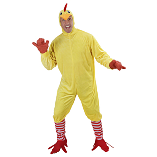 Rolig kycklingmaskeraddräkt